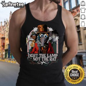 Good Light The Lamp Not The Rat Christmas Tank Top featuring festive design and vibrant colors for holiday celebrations.