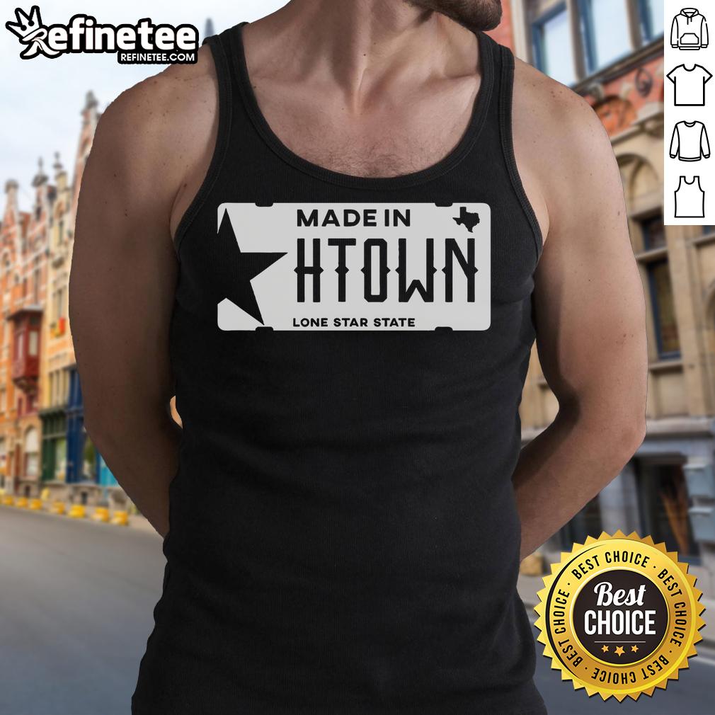 Good Made In H-Town Born In Houston Texas tank top featuring a stylish design celebrating Houston pride.