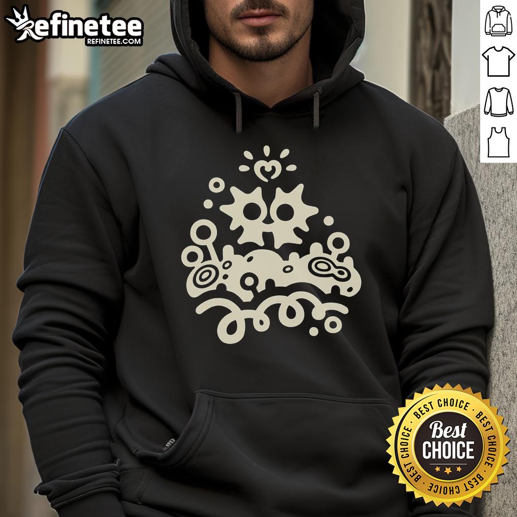 Good Microbial Love Hoodie featuring a colorful design promoting microbiome awareness and environmental health.