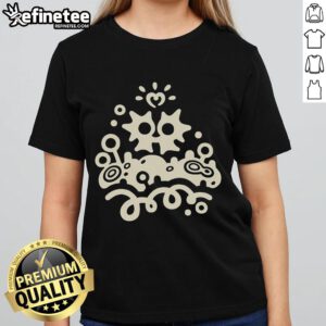 Good Microbial Love Ladies Tee featuring a stylish design celebrating beneficial bacteria and microbiomes for women.