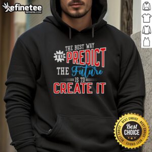 Motivational quote hoodie reading 'Create Your Future' in stylish design, perfect for inspiring personal growth.