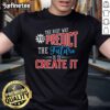 Good Motivational Quote Create Your Future T-Shirt design featuring inspiring text on a stylish tee.