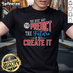 Good Motivational Quote Create Your Future T-Shirt design featuring inspiring text on a stylish tee.