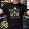 Alt Text: Good Notre Dame Fighting Irish 2024 College Football Playoff First Round Statement Made Score T-Shirt design.