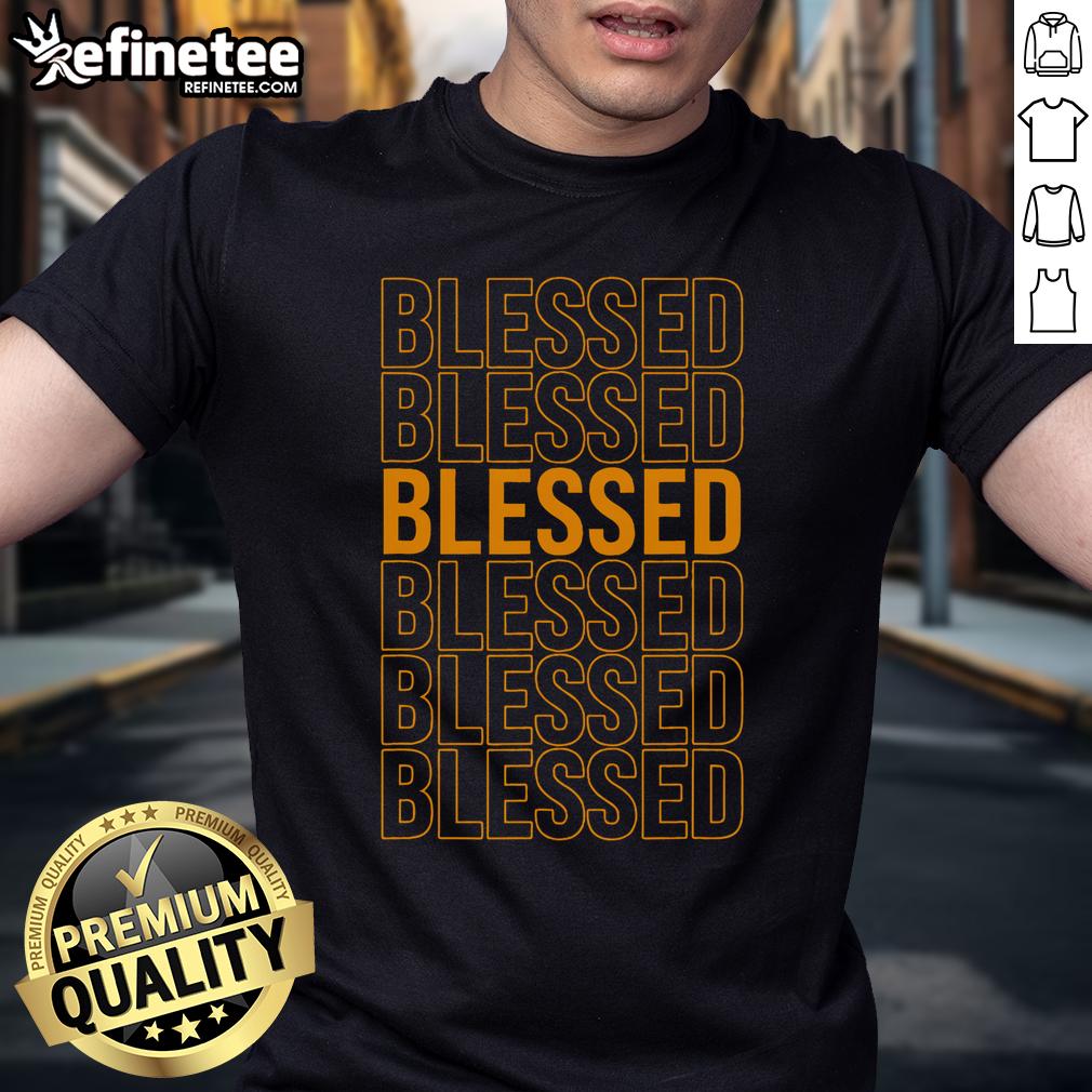 Good Orange Blessed Orange T-Shirt showcasing vibrant orange color and unique design, perfect for casual wear.