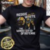 Good Packers Homage Reggie Minister Of Defense T-Shirt featuring bold graphics and tribute to NFL legend Reggie White.