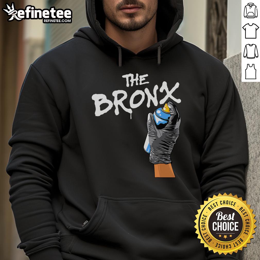 Stylish Good The Bronx graffiti hoodie featuring vibrant street art design, perfect for urban fashion enthusiasts.