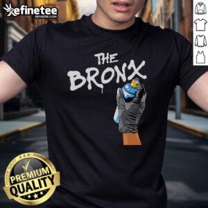 Good The Bronx Graffiti T-Shirt featuring vibrant street art design, perfect for urban fashion enthusiasts.