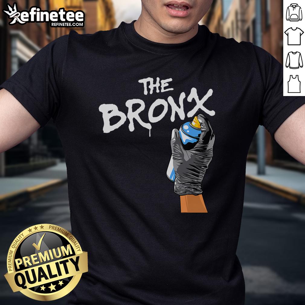 Good The Bronx Graffiti T-Shirt featuring vibrant street art design, perfect for urban fashion enthusiasts.
