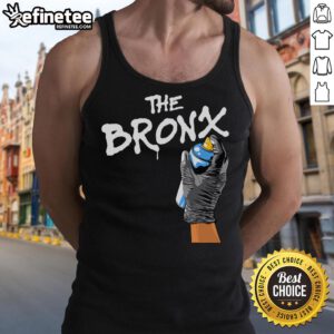 Good The Bronx graffiti tank top featuring vibrant street art design, perfect for urban fashion lovers.