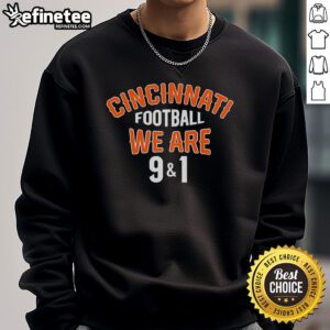 Good We Are 9 and 1 sweatshirt featuring a stylish design, perfect for fans celebrating their team's success.