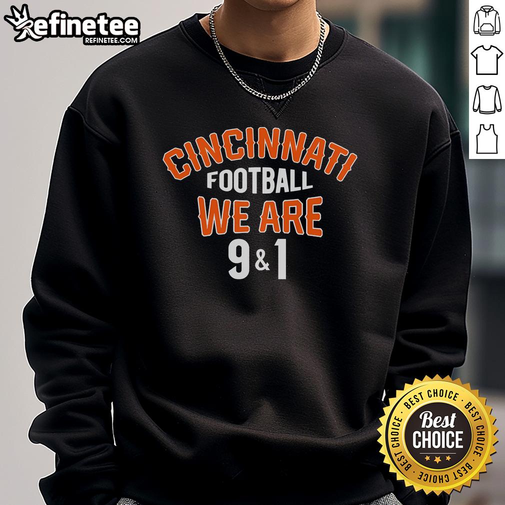Good We Are 9 and 1 sweatshirt featuring a stylish design, perfect for fans celebrating their team's success.