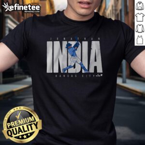Stylish Hot Jonathan India KC Swing T-Shirt featuring a vibrant design, perfect for fans and casual wear.
