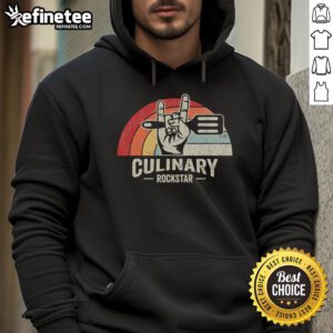 Nice Culinary Rockstar Retro Spatula Groove Hoodie featuring a vibrant design, perfect for cooking enthusiasts and casual wear.