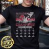 Alt Text: Georgia Bulldogs 2024 Southeastern Conference Champions T-Shirt featuring 'Go Dawgs' slogan in team colors.
