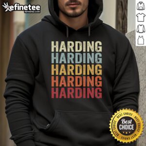 Retro vintage hoodie featuring 'Nice Harding New Jersey' design, perfect for Harding NJ fans and vintage style enthusiasts.