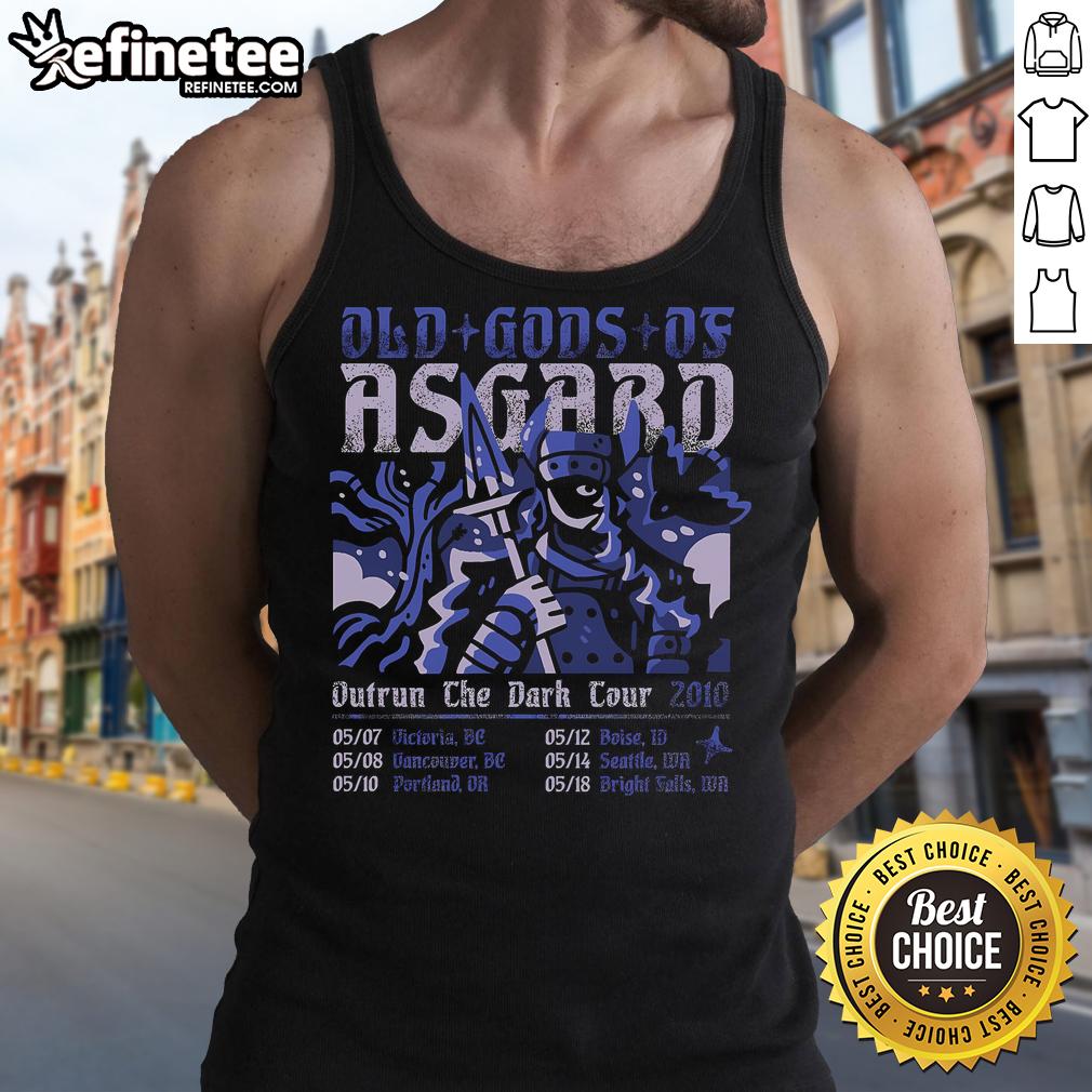Nice Outrun The Dark Tour 2010 tank top featuring vibrant graphics and a stylish design perfect for concert fans.