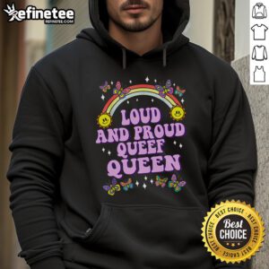 Funny 'Nice Queef Queen' hoodie design featuring humorous queefing graphic, perfect for lighthearted fashion and gifts.