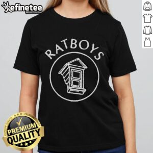 Stylish Nice Ratboys Window Ladies Tee featuring a vibrant design, perfect for casual wear and expressing unique style.