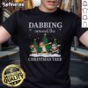 Alt Text: Cute Xmas Dabbing Cheetah Reindeer Santa Christmas Dab T-Shirt design featuring a playful dabbing cheetah.