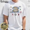 2024 Men's NCAA Championship T-Shirt featuring logos of the 8 teams competing in the tournament, perfect for fans.