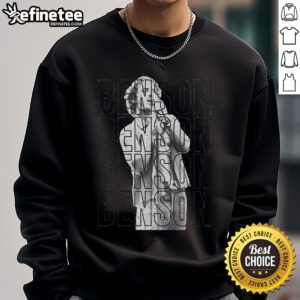 Official Benson Benson Benson Benson Sweatshirt in navy blue, featuring a stylish logo and comfortable fit for everyday wear.