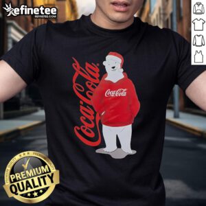 Official Coca-Cola Polar Bear Anti Social Club Holiday 2024 T-Shirt featuring a festive polar bear design.
