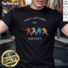 Official Easily Captivated By Hockey T-Shirt featuring a bold design for hockey enthusiasts and fans.