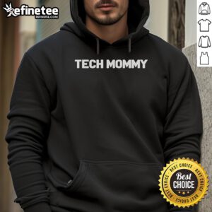 Official Hall of Tech Tech Mommy Hoodie in stylish design, perfect for tech-savvy moms looking for comfort and style.