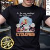 Alt Text: Iowa State Cyclones Christmas T-Shirt featuring Peanut characters, celebrating the festive season with team spirit.