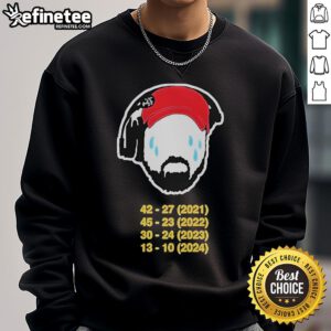 Alt Text: Official Michigan Wolverines vs Ohio State Buckeyes 2024 sweatshirt featuring Coach Sherrone Moore in action.