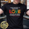 Good I Have Decided To Stick With Love MLK Black History Month T-Shirt featuring inspirational design and vibrant colors.