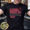 Official Alabama Crimson Tide Basketball Bama Text Logo Overlay T-Shirt featuring bold team colors and logo design.