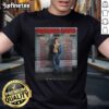 Official Damiano David World Tour Poster 2025 T-Shirt featuring vibrant graphics and tour details for fans.