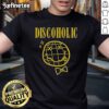 Alt Text: Official Discoholic Smells Like Disco Fever T-Shirt featuring vibrant colors and retro disco graphics.