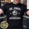 Official Dr. Jones Institute of Archeology 1981 T-Shirt featuring vintage design and iconic logo for archaeology enthusiasts.