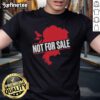 Official Greenland Not For Sale 2025 T-Shirt featuring bold text and vibrant colors, perfect for supporters of Greenland.