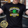 Official Rose Bowl Game Champions Oregon Ducks 2025 T-Shirt featuring team logo and championship graphics.