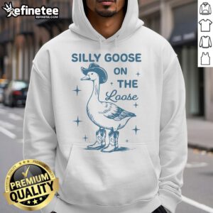 Awesome Cowboy Silly Goose on the Loose Hoodie featuring a playful design and vibrant colors for a fun fashion statement.