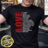 Good Love Is Patient 1 Corinthians 13 Bible Verse T-Shirt featuring inspirational text design on a casual tee.