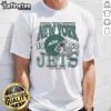 Good New York Jets Classic Team Helmet T-Shirt featuring iconic team colors and logo for fans and collectors.