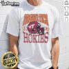 Good Virginia Tech Hokies Classic Team Helmet T-Shirt featuring vibrant team colors and iconic helmet design for fans.