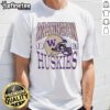 Alt Text: Good Washington Huskies Classic Team Helmet T-Shirt featuring iconic logo and colors for fans of UW football.