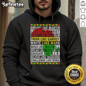 Stylish Hot Black History Month hoodie featuring inspiring African leader women design, perfect for celebrating heritage.