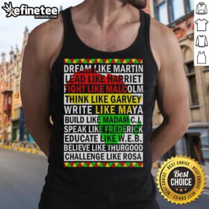 Stylish Hot Black History Month tank top featuring dream-like designs of powerful African leader women, perfect for celebration.