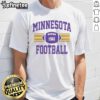 Hot Minnesota Football vintage sports team fan T-shirt featuring bold graphics and classic design for enthusiastic supporters.