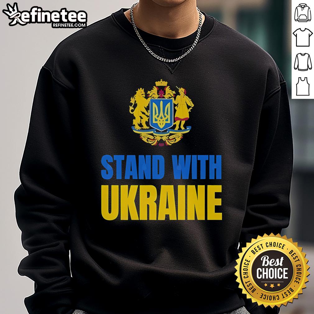 Hot Stand With Ukraine protest featuring a Russia protest and Trump sweatshirt, showcasing solidarity and activism.