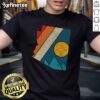Nice Arizona vintage state map graphic on a t-shirt featuring mountains, hikers, and camping themes for outdoor enthusiasts.