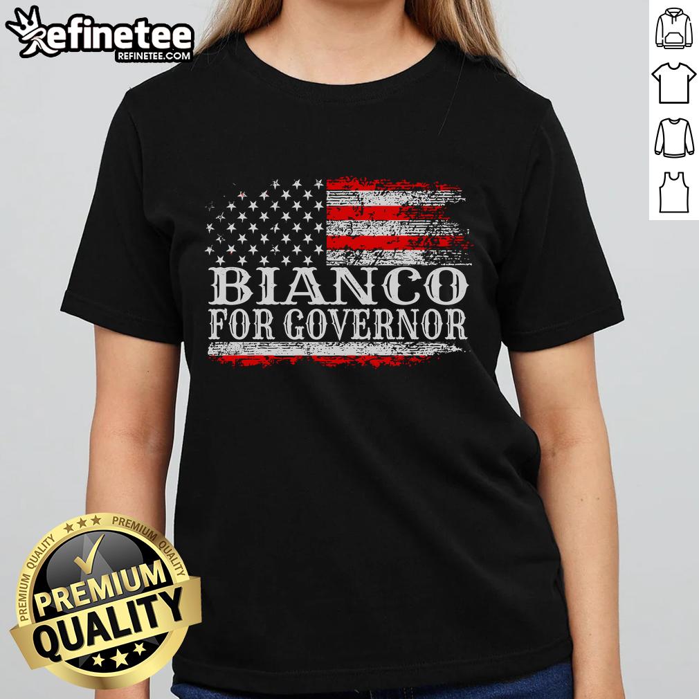 Nice Bianco for Governor Ladies Tee in soft cotton, featuring a stylish design perfect for campaign support.