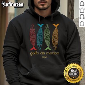 Stylish Nice Gulf of Mexico hoodie featuring a sardine design, perfect for beach lovers and ocean enthusiasts.
